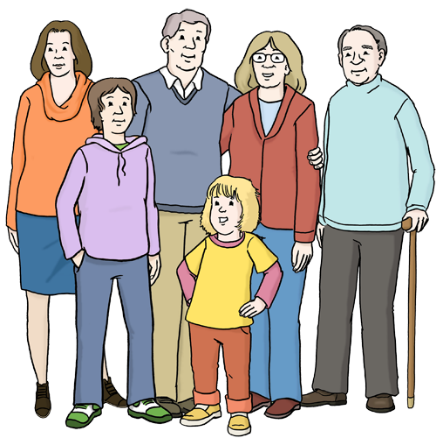 Ein Bild, das Kleidung, Lächeln, Cartoon, Junge enthält.  Automatisch generierte Beschreibung